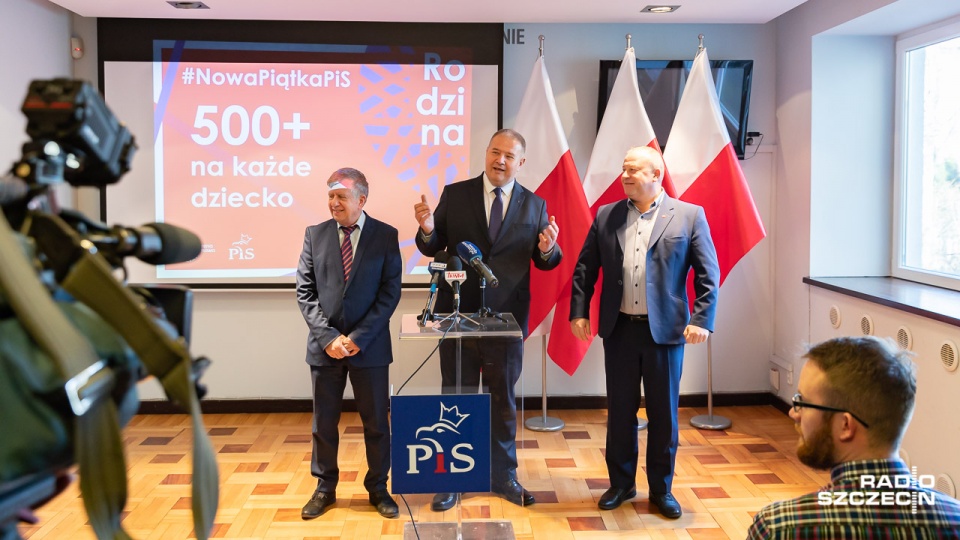 Konferencja polityków Prawa i Sprawiedlwiości. Fot. Robert Stachnik [Radio Szczecin]