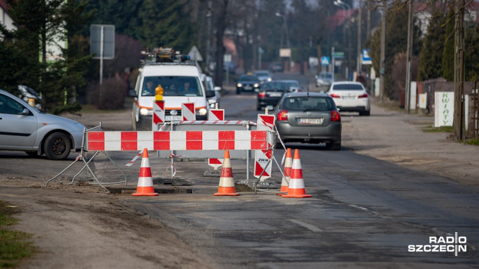 Miasto znów przekłada termin przebudowy ulic Modrej i Koralowej w Szczecinie. Fot. Robert Stachnik [Radio Szczecin]