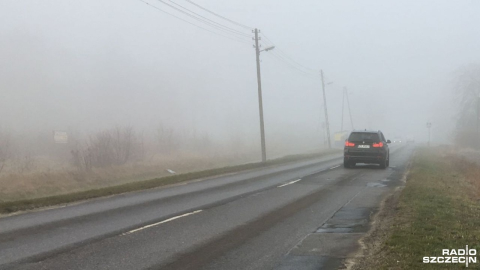 Stara "dziesiątka" na odcinku Kobylanka - Zieleniewo. Fot. Sławomir Orlik [Radio Szczecin]