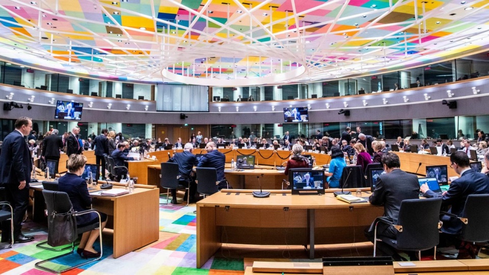 Posiedzenie Rady ds. Wymiaru Sprawiedliwości i Spraw Wewnętrznych w Brukseli. Fot. Twitter / Poland in the EU