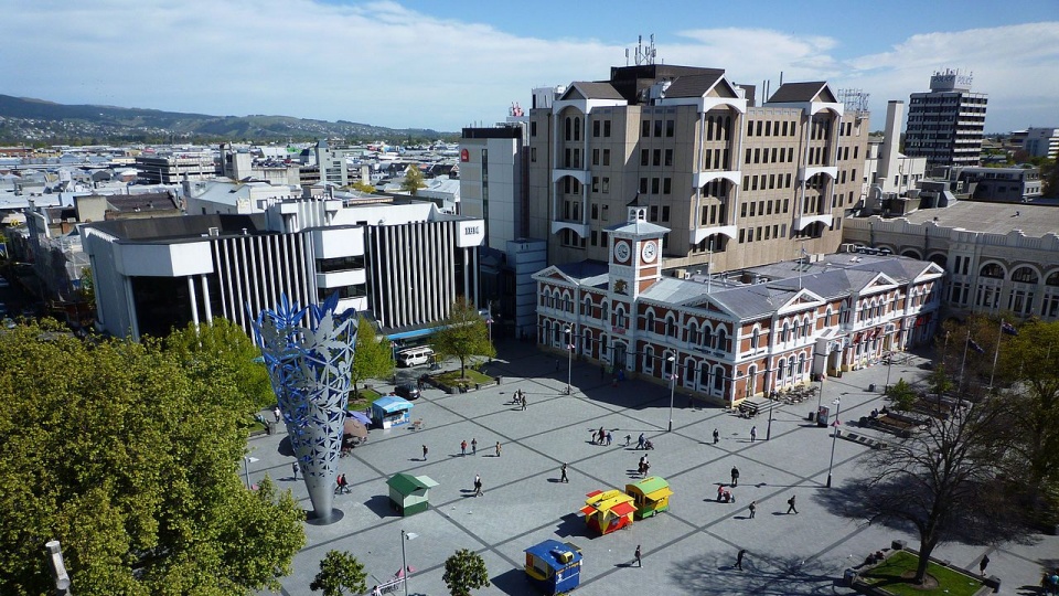 Christchurch (Nowa Zelandia). źródło: https://pl.wikipedia.org/wiki/Christchurch_(Nowa_Zelandia)