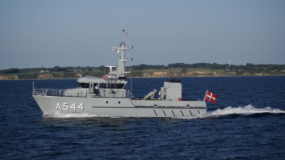 Okręt typu Holm. Fot. źródło: wikimedia.org/wikipedia/commons/a/a4/A_544_Alholm_Bøjden_2009-05-31_1.