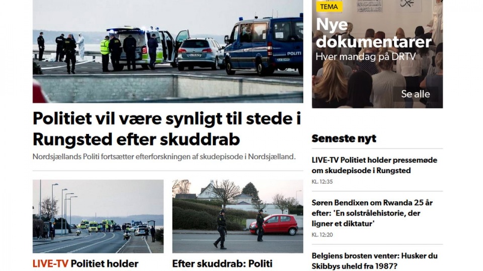 Latem 2017 roku w stolicy Danii doszło do 26 strzelanin. W ich wyniku życie straciły co najmniej 3 osoby, a 25 zostało rannych. źródło: https://www.dr.dk/
