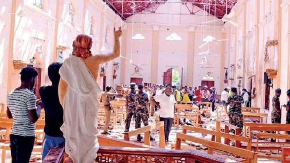 Dzień żałoby narodowej na Sri Lance po serii zamachów terrorystycznych, do których doszło w tym kraju w wielkanocną niedzielę. źródło: https://www.news.lk/