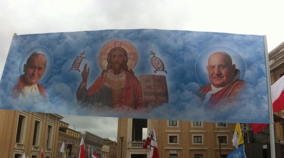 W sobotę piąta rocznica kanonizacji świętego Jana Pawła II. Został wyniesiony na ołtarze 27 kwietnia 2014 r. wraz z papieżem Janem XXIII. Fot. Wojciech Woźniak
