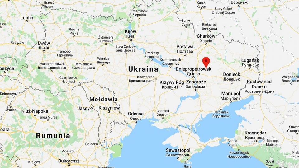 Do wybuchu metanu doszło w kopalni „Schidkarbon” w miejscowości Jurjiwka pod Ługańskiem, na terenach zajętych przez prorosyjskich separatystów. Fot. www.google.com/maps