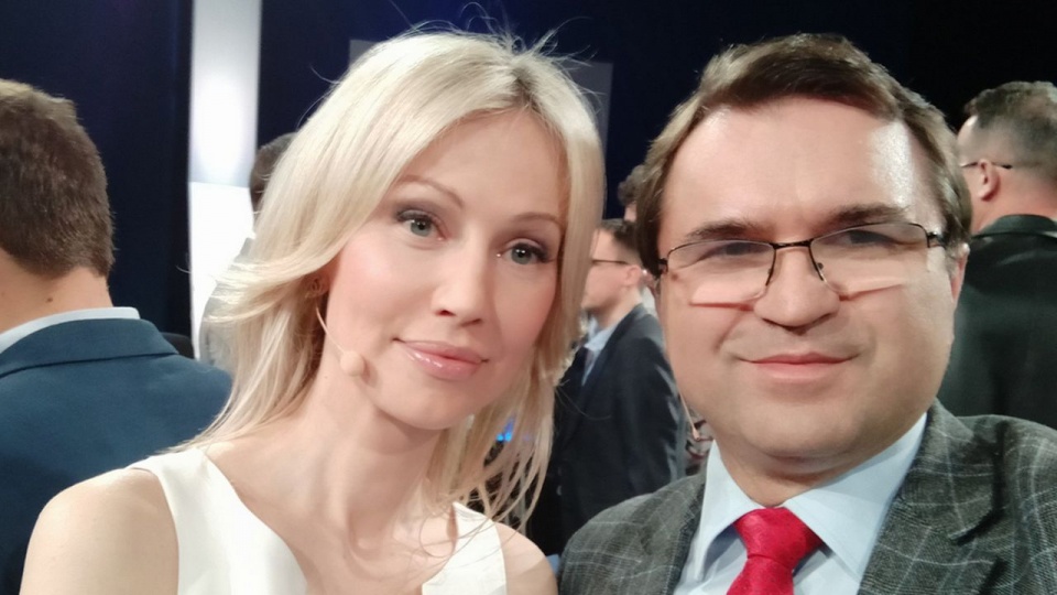 Red. Magdalena Ogórek oraz Zbigniew Girzyński. źródło: https://twitter.com/girzynski