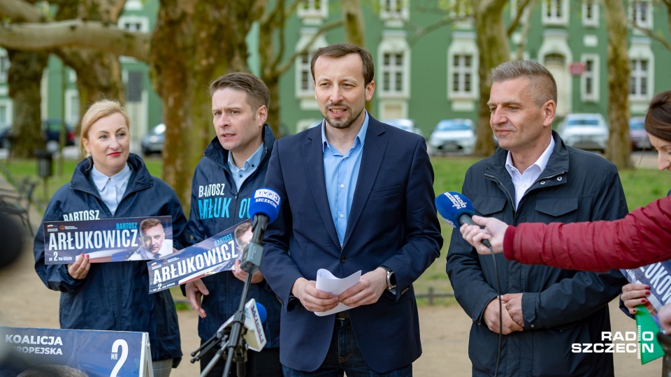 Konferencja Nowoczesnej. Fot. Robert Stachnik [Radio Szczecin]