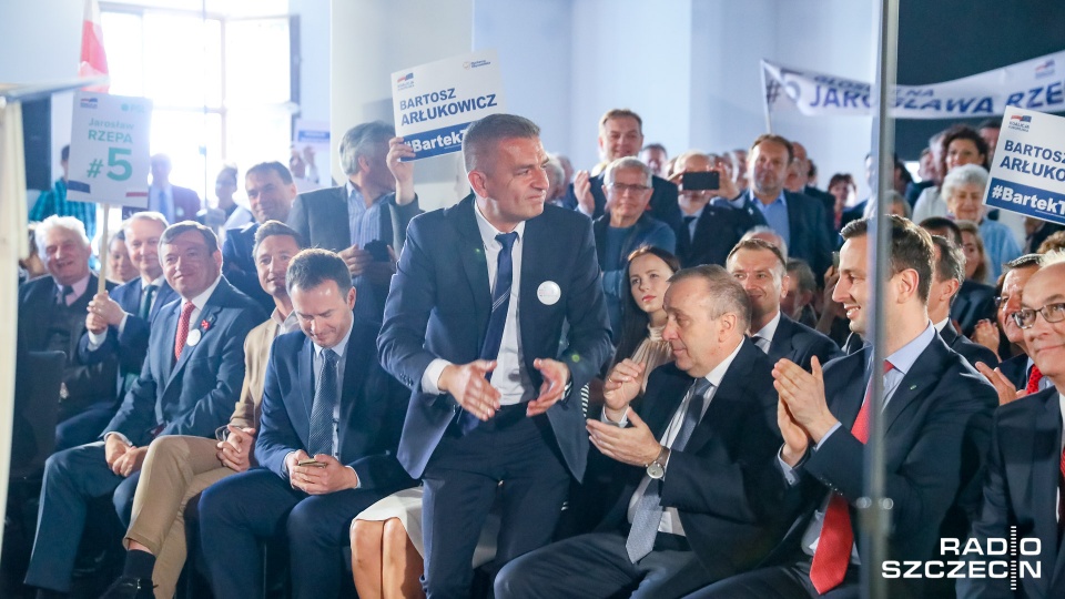 Konwencja wyborcza Koalicji Europejskiej w Szczecinie. Fot. Robert Stachnik [Radio Szczecin]