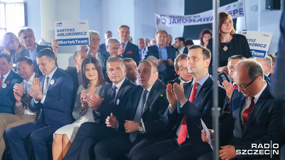 Konwencja wyborcza Koalicji Europejskiej w Szczecinie. Fot. Robert Stachnik [Radio Szczecin]
