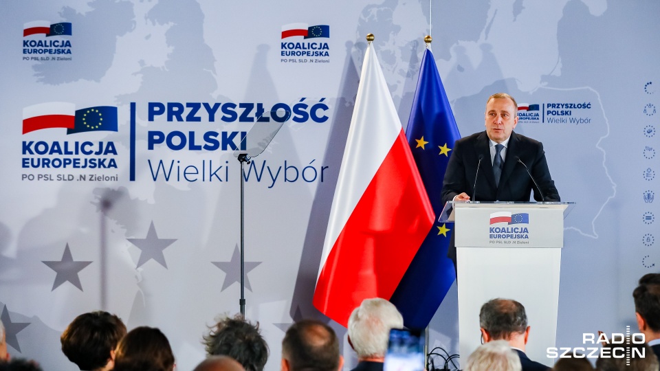 Konwencja wyborcza Koalicji Europejskiej w Szczecinie. Fot. Robert Stachnik [Radio Szczecin]
