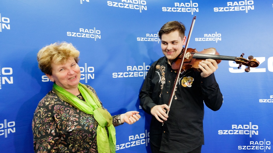 Małgorzata Gajewska-Makulec i Daniel Piotr Rozmus. Fot. Robert Stachnik [Radio Szczecin]