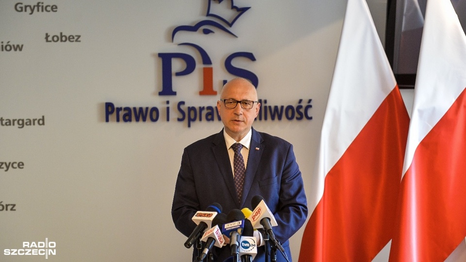 Minister Joachim Brudziński. Fot. Łukasz Szełemej [Radio Szczecin]