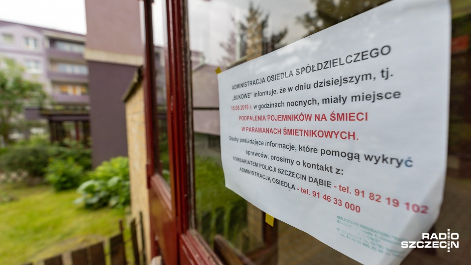 W ciągu kilku ostatnich dni na osiedlu Bukowym doszło do serii aktów wandalizmu i kradzieży. Fot. Robert Stachnik [Radio Szczecin]