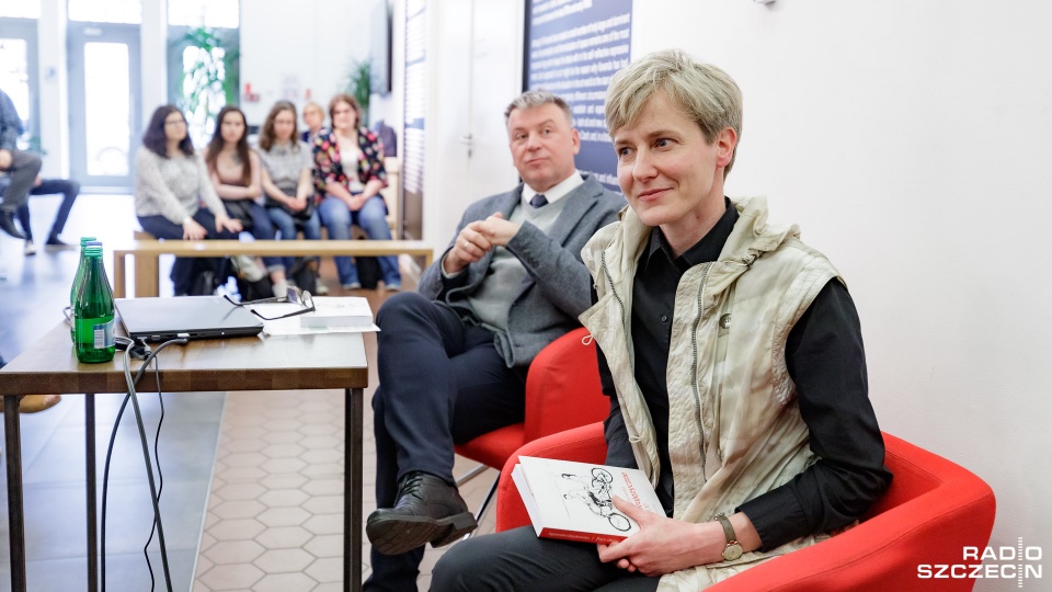 Profesor Agnieszka Stępkowska. Fot. Robert Stachnik [Radio Szczecin]