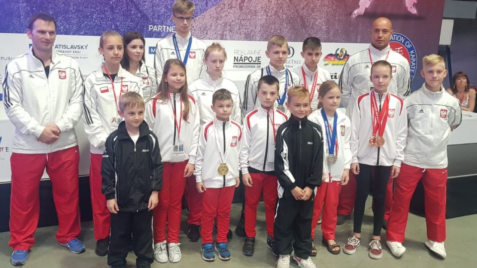 Drużyna Bushikanu na Mistrzostwach Świata WUKF w Bratysławie (Słowacja). źródło: Bushikan Szczecin