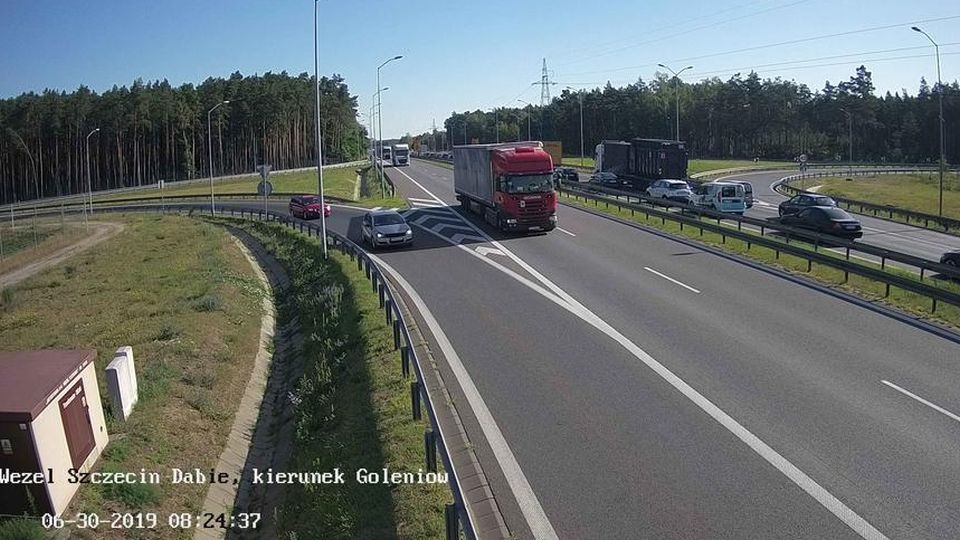 Węzeł Szczecin Dąbie. źródło: https://szczecin.gddkia.bit-sa.pl/