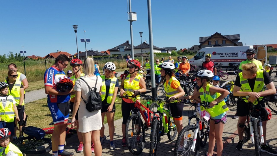 Osiem rowerów trafiło do wychowanków Domu Dziecka w Trzcińsku-Zdroju. źródło: Fundacja Szczeciński Klub Rowerowy Gryfus