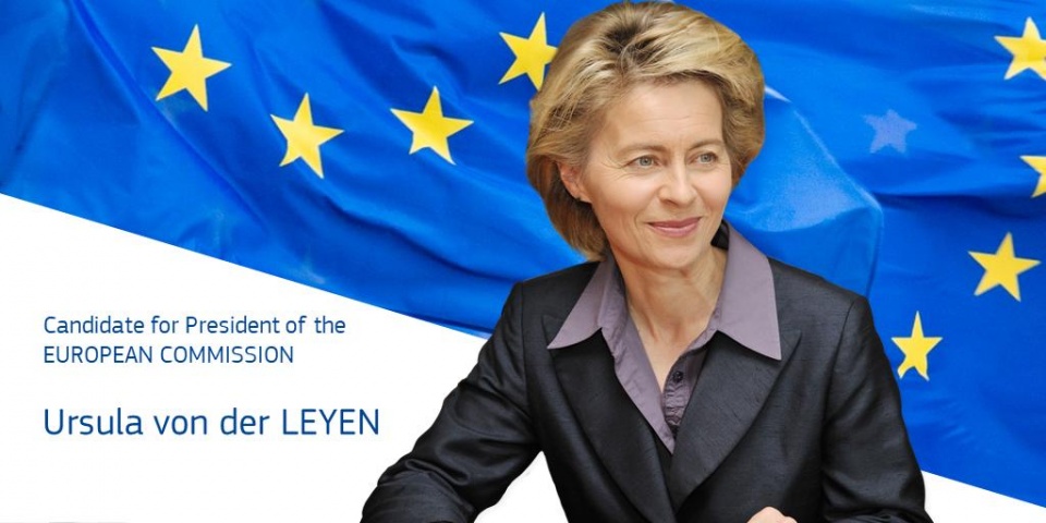 Przewodniczącą Komisji Europejskiej będzie obecna minister obrony Niemiec Ursula von der Leyen. To na razie ustalenia liderów, teraz musi ją jeszcze zaakceptować Parlament Europejski. Fot. twitter.com/EU_Commission