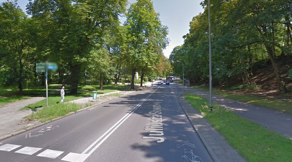 Od piątku do końca wakacji kierowcy jadący ulicą Słowackiego, w kierunku węzła Łękno, będą musieli korzystać z objazdów. Fot. www.google.com/maps
