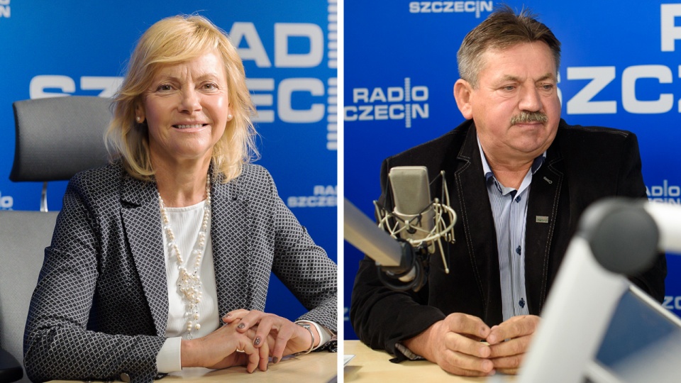 Małgorzata Jacyna-Witt i Edward Kosmal. Fot. Radio Szczecin