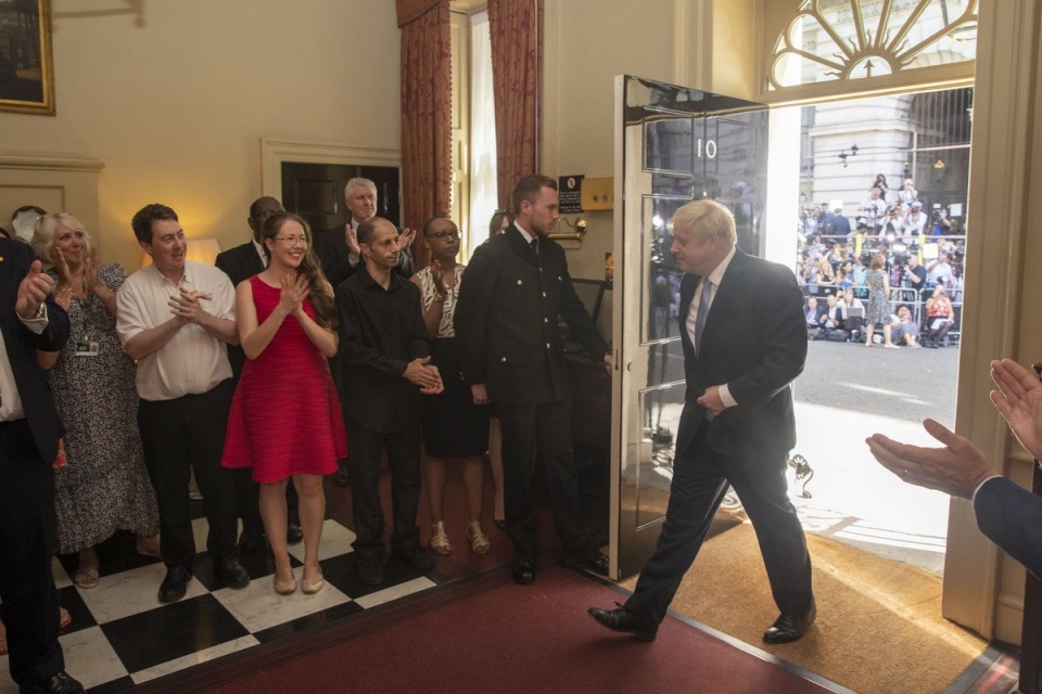 Boris Johnson objął urząd premiera Wielkiej Brytanii. Fot. twitter.com/10downingstreet