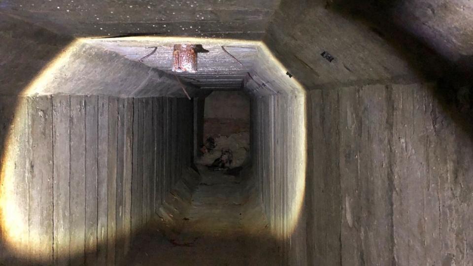 Kolejny tunel na stadionie Pogoni. Fot. Mat. UM