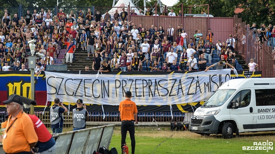 Piłkarze Pogoni pokonali Arkę Gdynia 2:0. Fot. Łukasz Szełemej [Radio Szczecin]