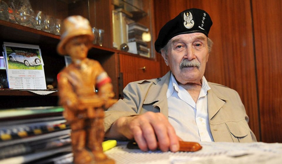 Powstaniec warszawski major Zbigniew Piasecki, ps. "Czekolada". Fot. Łukasz Szełemej [Radio Szczecin/Archiwum]
