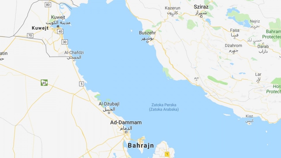 Do przejęcia doszło w pobliżu wyspy Farsi, a statek został odeskortowany do irańskiego portu w Buszerze. Fot. www.google.com/maps