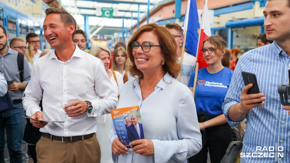 Według marszałek Małgorzaty Kidawy-Błońskiej Platforma Obywatelska ma większe szanse na zwycięstwo w wyborach niż cztery lata temu. Fot. Robert Stachnik [Radio Szczecin]
