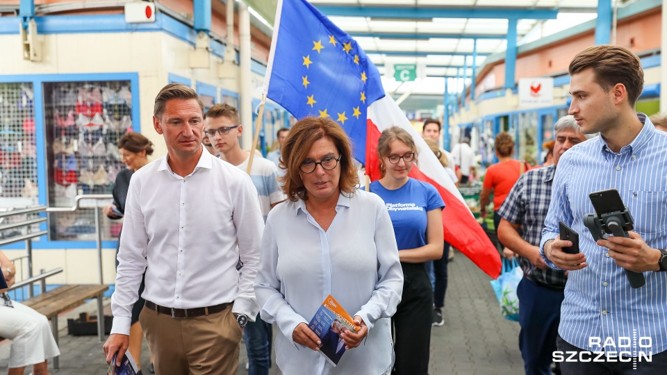 Według marszałek Małgorzaty Kidawy-Błońskiej Platforma Obywatelska ma większe szanse na zwycięstwo w wyborach niż cztery lata temu. Fot. Robert Stachnik [Radio Szczecin]