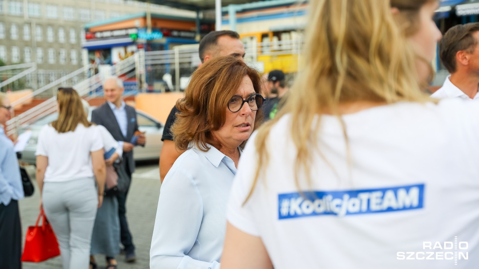Według marszałek Małgorzaty Kidawy-Błońskiej Platforma Obywatelska ma większe szanse na zwycięstwo w wyborach niż cztery lata temu. Fot. Robert Stachnik [Radio Szczecin]