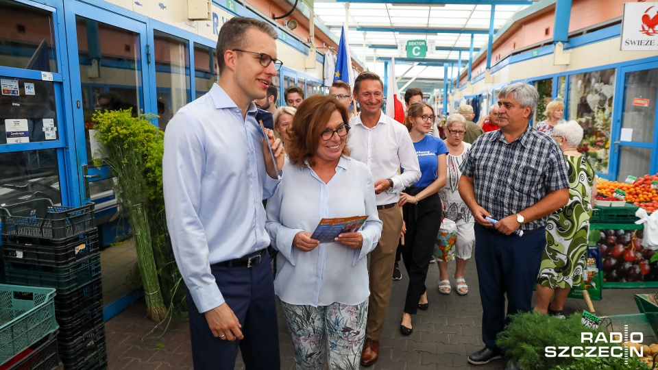 Według marszałek Małgorzaty Kidawy-Błońskiej Platforma Obywatelska ma większe szanse na zwycięstwo w wyborach niż cztery lata temu. Fot. Robert Stachnik [Radio Szczecin]