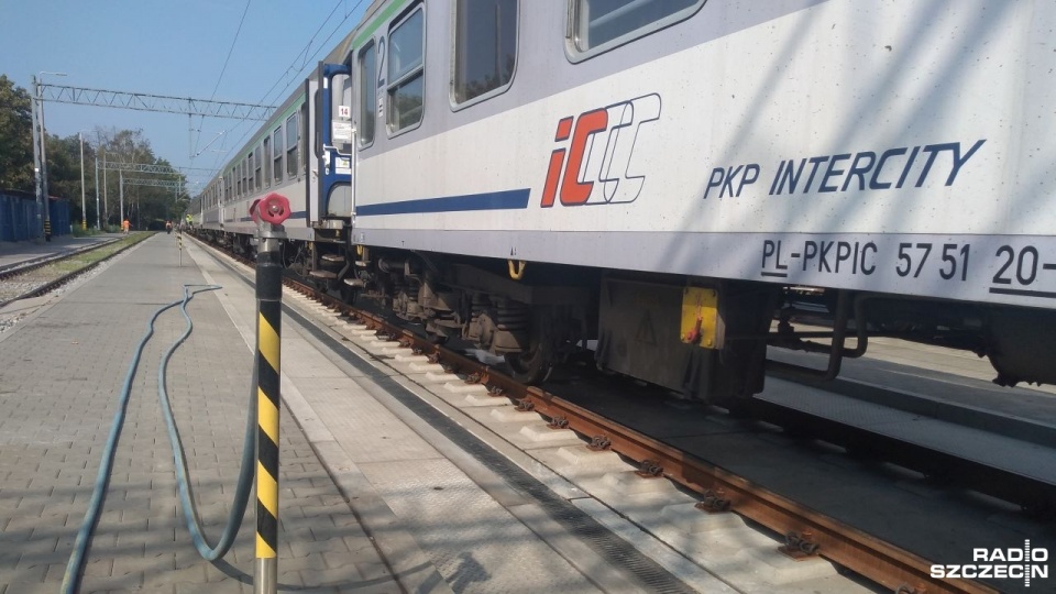 Najnowocześniejsza i najbardziej ekologiczna - tak o nowej bocznicy kolejowej otwartej w Kołobrzegu mówią władze PKP Intercity. Fot. Przemysław Polanin [Radio Szczecin]