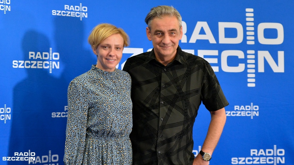Barbara Kurzaj i Robert Gonera. Fot. Łukasz Szełemej [Radio Szczecin/Archiwum]