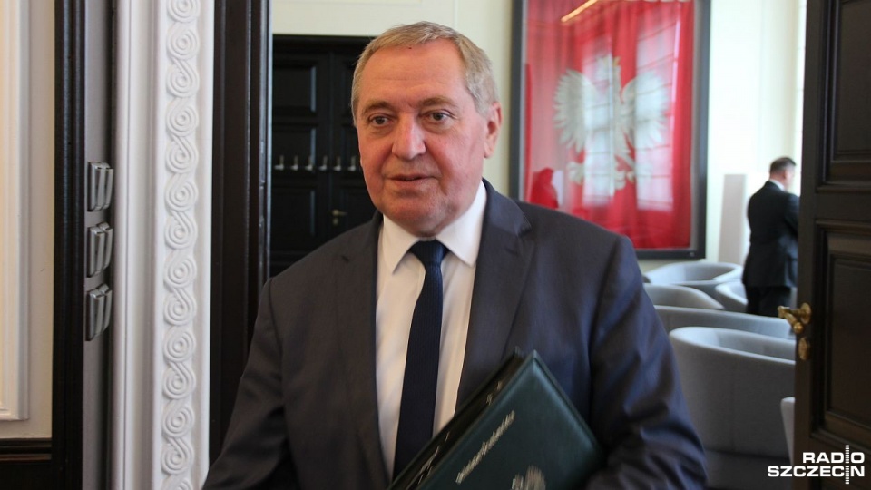 Minister środowiska Henryk Kowalczyk. Fot. Piotr Kołodziejski [Radio Szczecin]