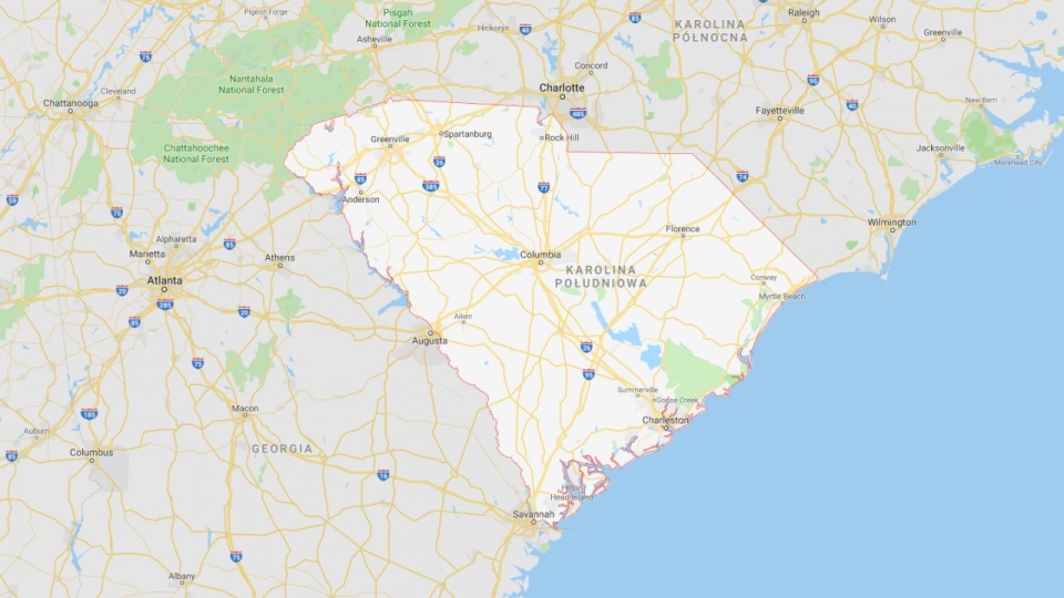 Karolina Południowa w USA. Fot. www.google.com/maps