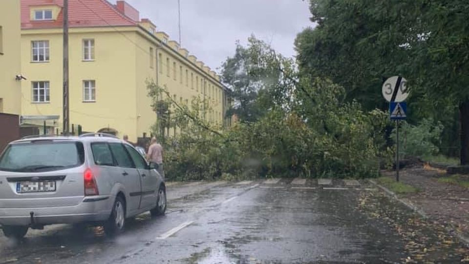 Ulica Dmowskiego w Szczecinie. Fot. Facebook Grupa Suszą! Szczecin