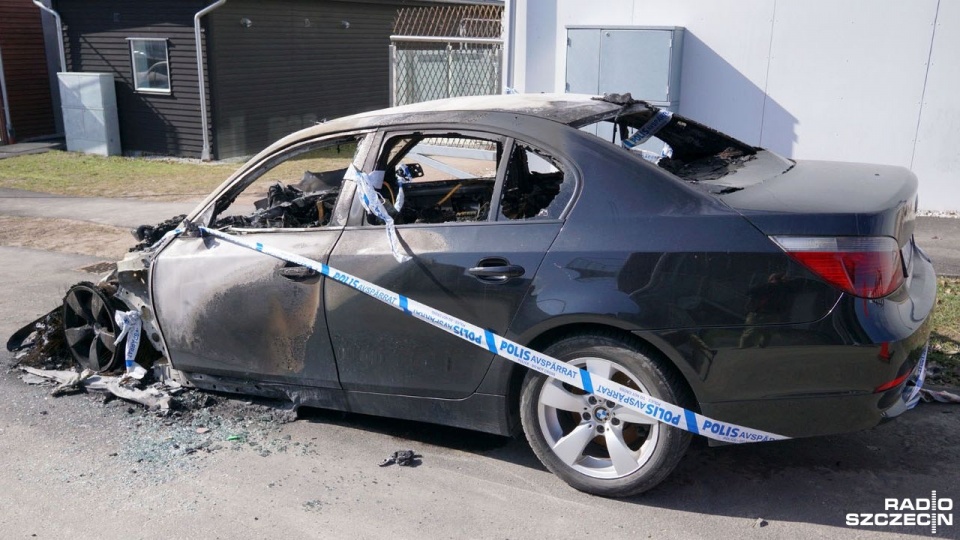 Łącznie w około 30 pożarach spłonęło 50 aut. Policji do tej pory nie udało się ustalić ich sprawców. Fot. Przemysław Gołyński [Radio Szczecin]