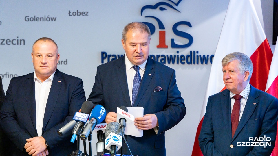 We wtorek kandydaci do parlamentu z Prawa i Sprawiedliwości przedstawili swój program dla regionu. Fot. Robert Stachnik [Radio Szczecin]