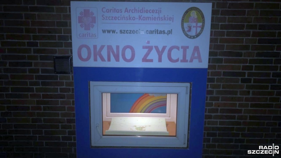Okno Życia w parafii przy ulicy Korony Polskiej w Szczecinie. Fot. Radio Szczecin