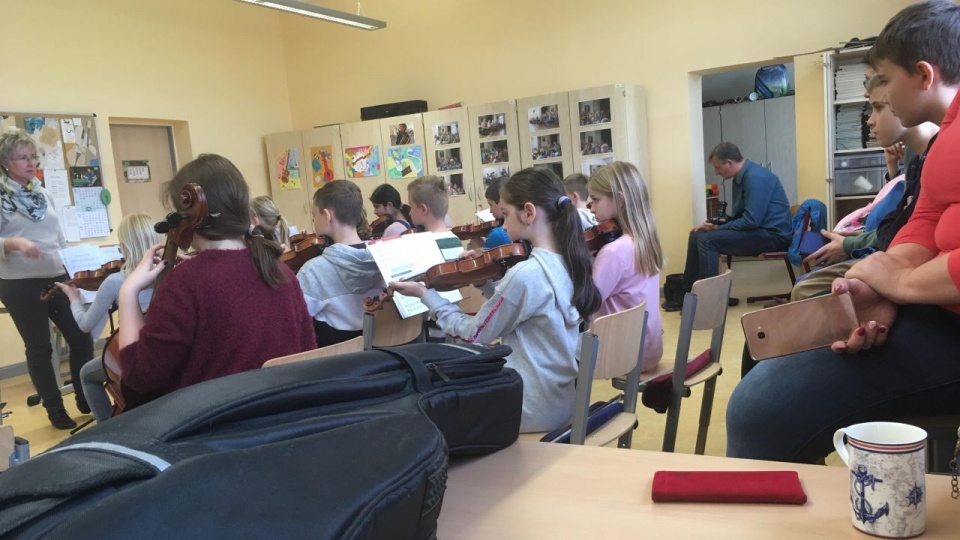 Uczniowie Szkoły Podstawowej numer 63 w Szczecinie wrócili w piątek z 5-dniowego pobytu w Eberswalde. Fot. Archiwum prywatne