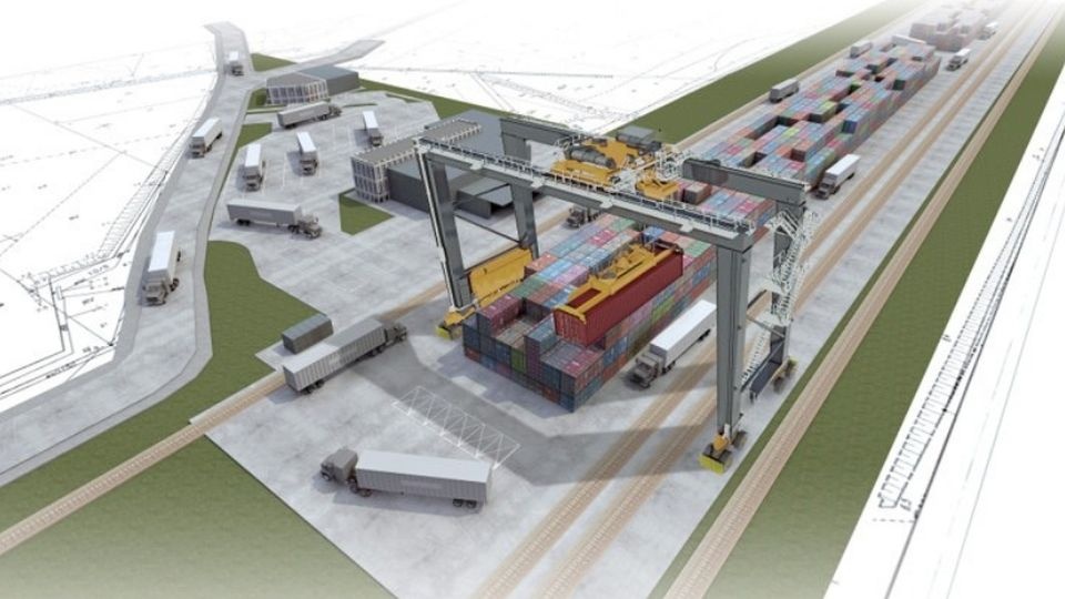 Terminal kolejowy w Dunikowie ma być otwarty wiosną 2022 roku. źródło: CCIC Intermodal Depo Dunikowo