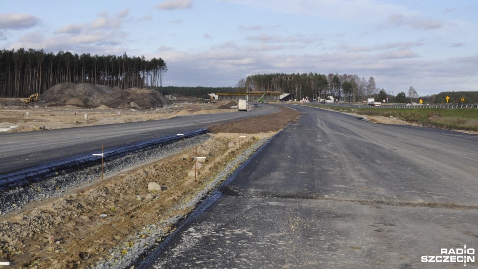 Północny odcinek S3 między Miękowem a Ostromicami. Fot. Marek Borowiec [Radio Szczecin]