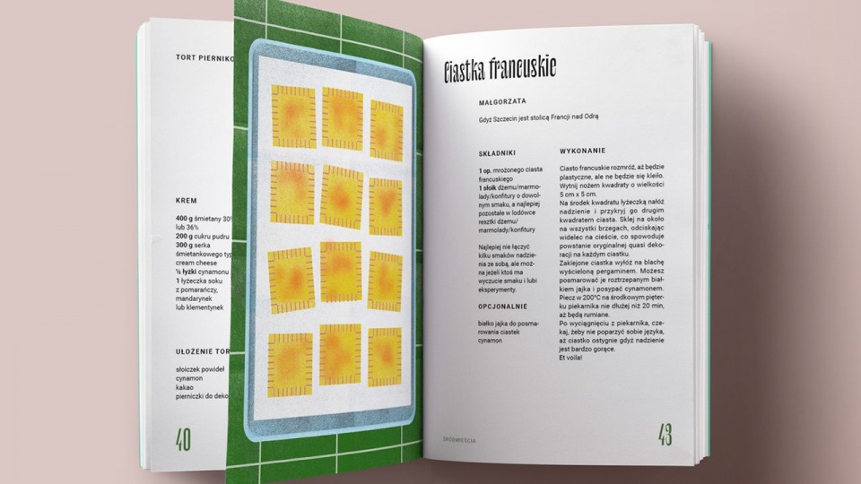 Książka kucharska "Smaki śródmieścia". Fot. Stowarzyszenie "Oswajanie sztuki"