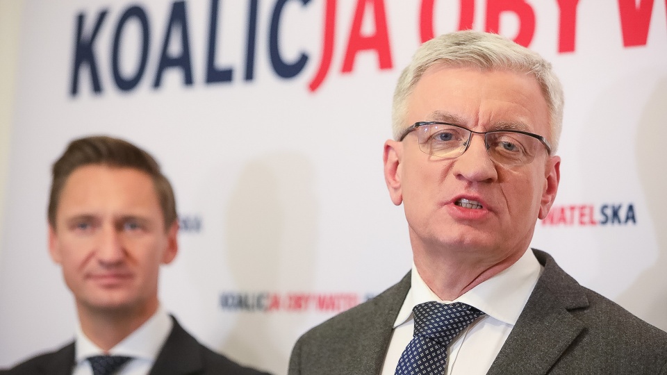 Jacek Jaśkowiak jest jednym z dwojga polityków PO w wewnętrznych prawyborach partii, które mają wyłonić kandydata na Prezydenta RP. Fot. Robert Stachnik [Radio Szczecin]