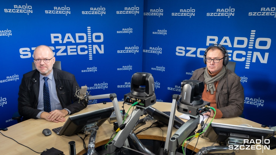 "Rozmowa pod krawatem" Radia Szczecin. Fot. Robert Stachnik [Radio Szczecin]