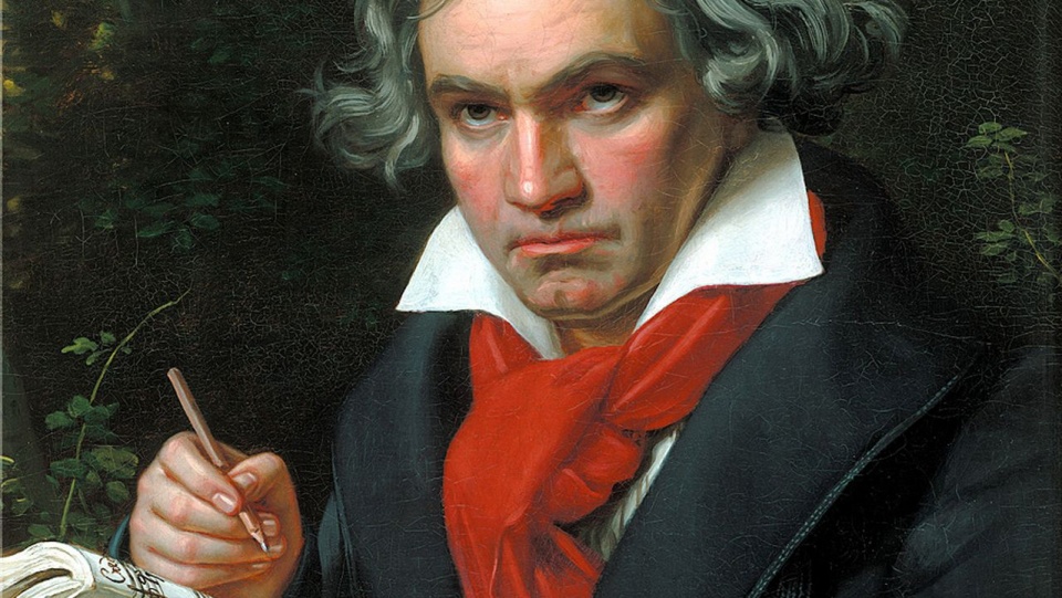 Ludwig van Beethoven w 1820(obraz Josepha Karla Stielera). Mat. www.wikipedia.org / (CC0 domena publiczna)