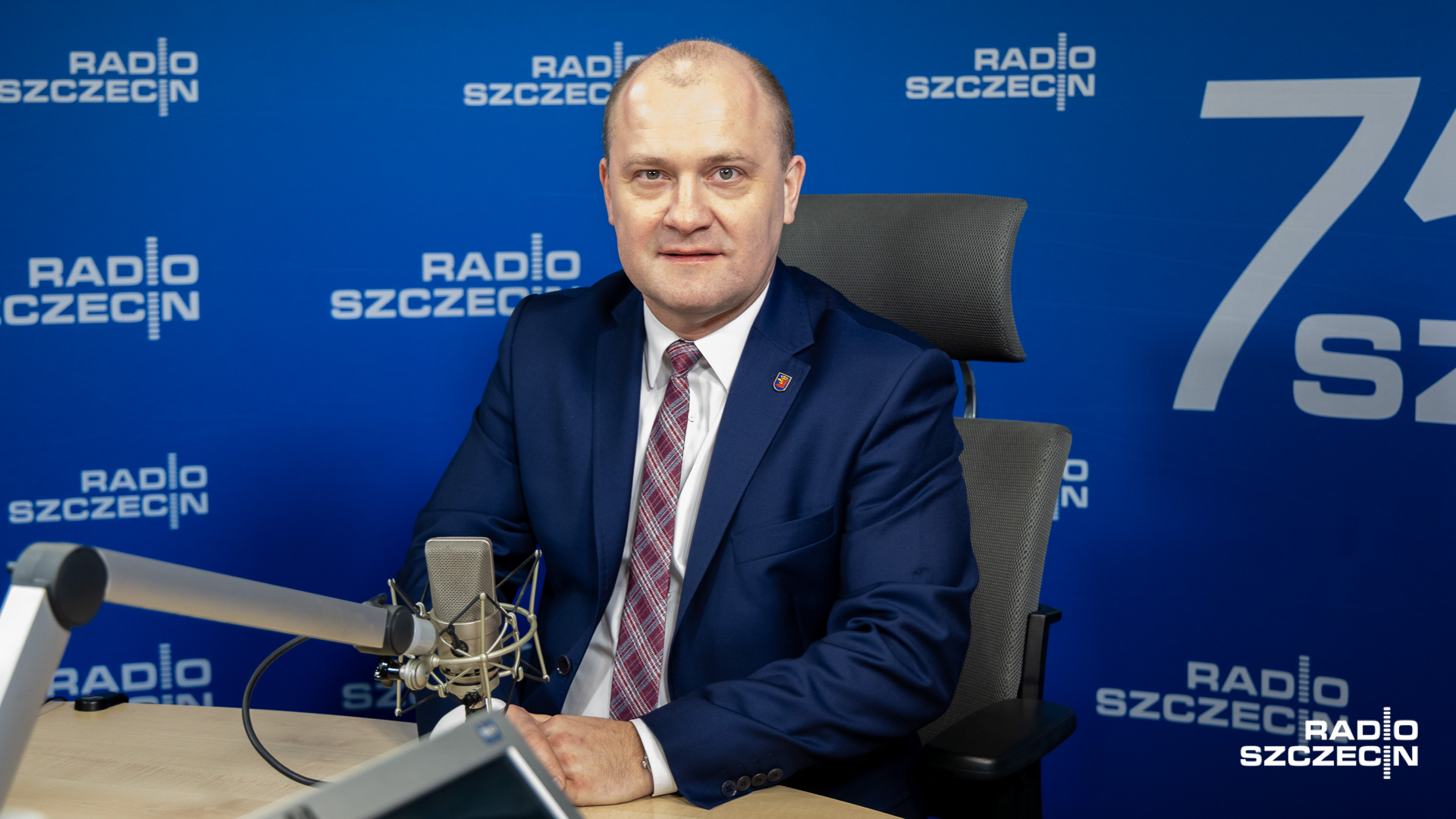 Prezydent Piotr Krzystek. Fot. Robert Stachnik [Radio Szczecin/Archiwum]